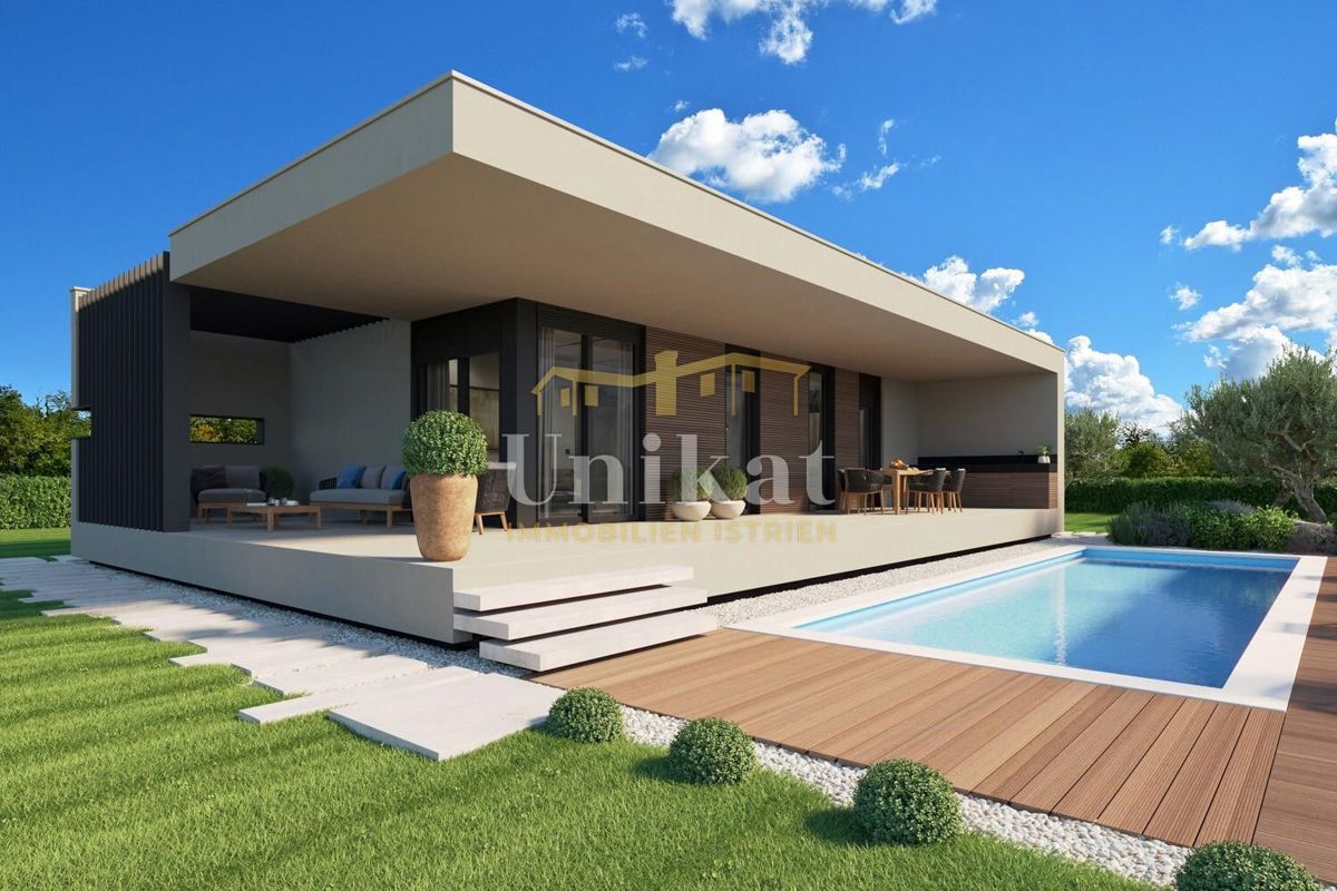 Samostojna montažna pritlična hiša v mirnem kraju